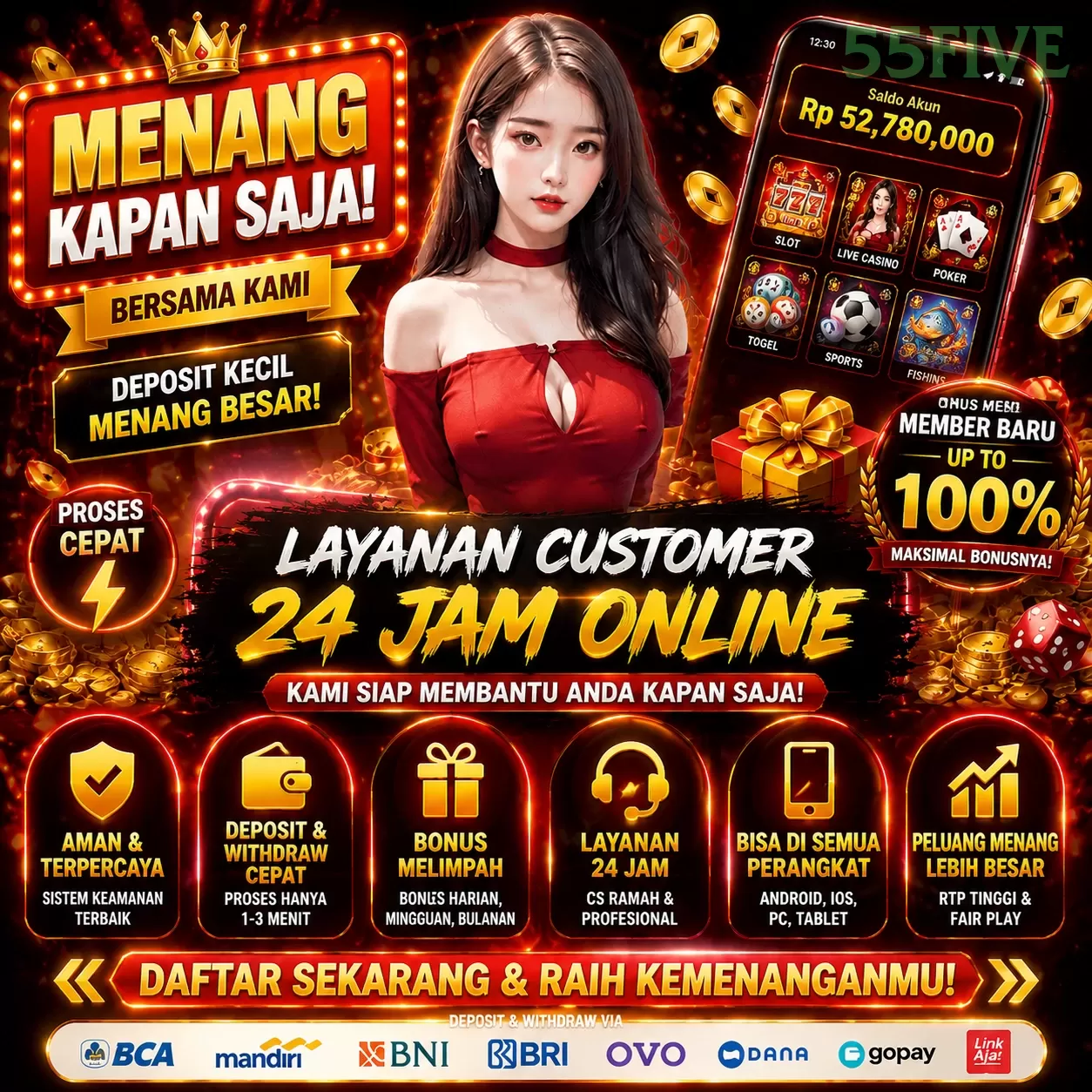 Mengenal 55five Sebagai Platform Game Terpercaya - 2